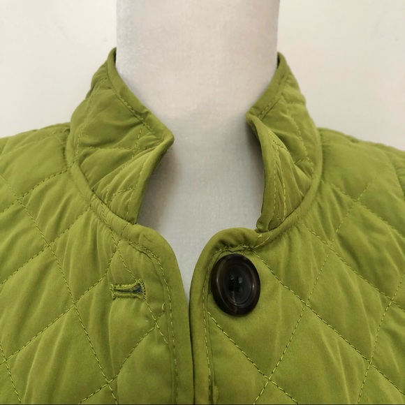 J. Jill Green Quilted Vest - Picture 4 of 12